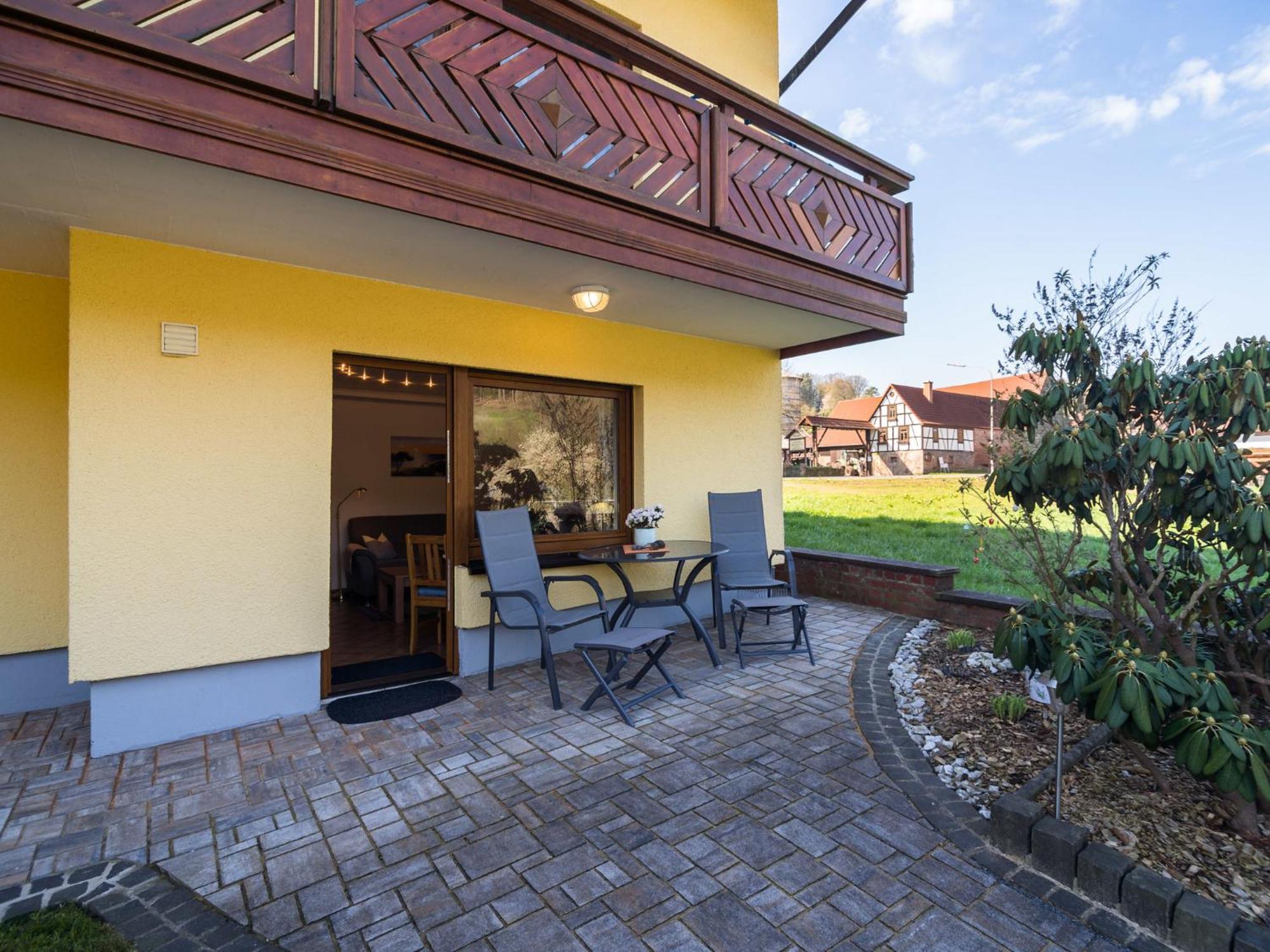 Apartment In The Odenwald With Terrace Mossautal المظهر الخارجي الصورة